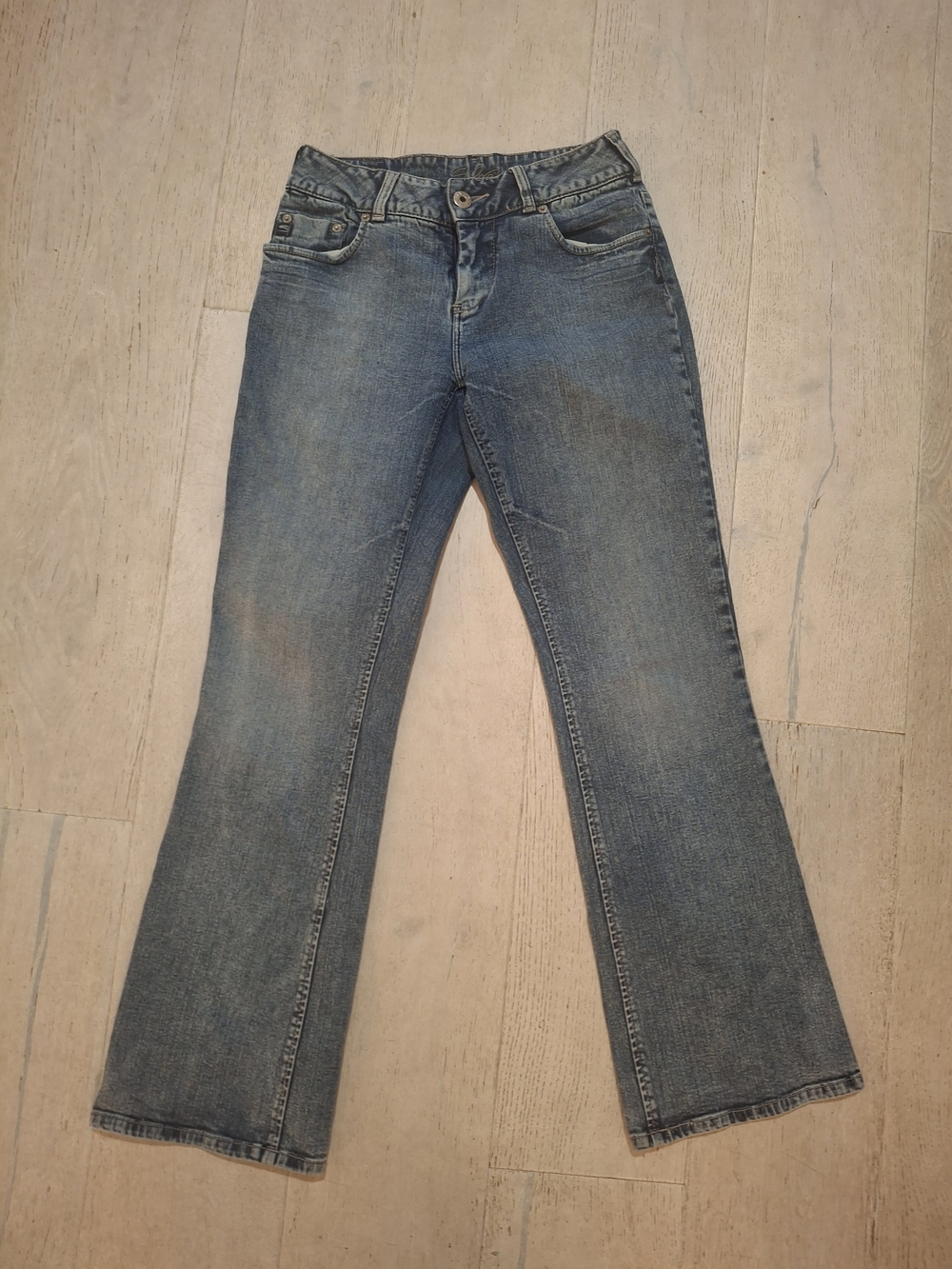 Vintage Silver Jeans Women's Faded Blue Flare Denim Y2K